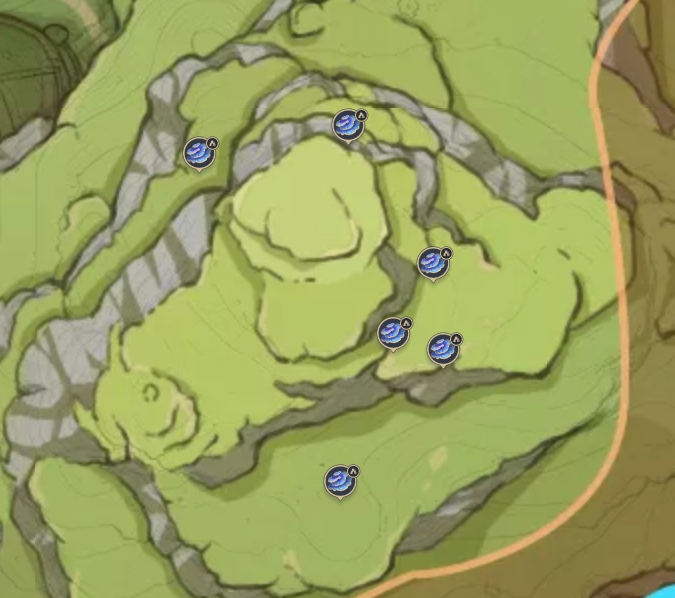 原神树王圣体菇采集路线