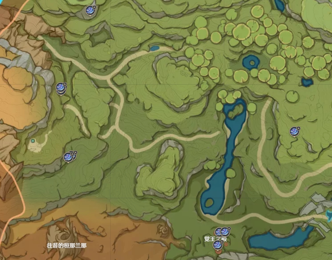 原神树王圣体菇采集路线