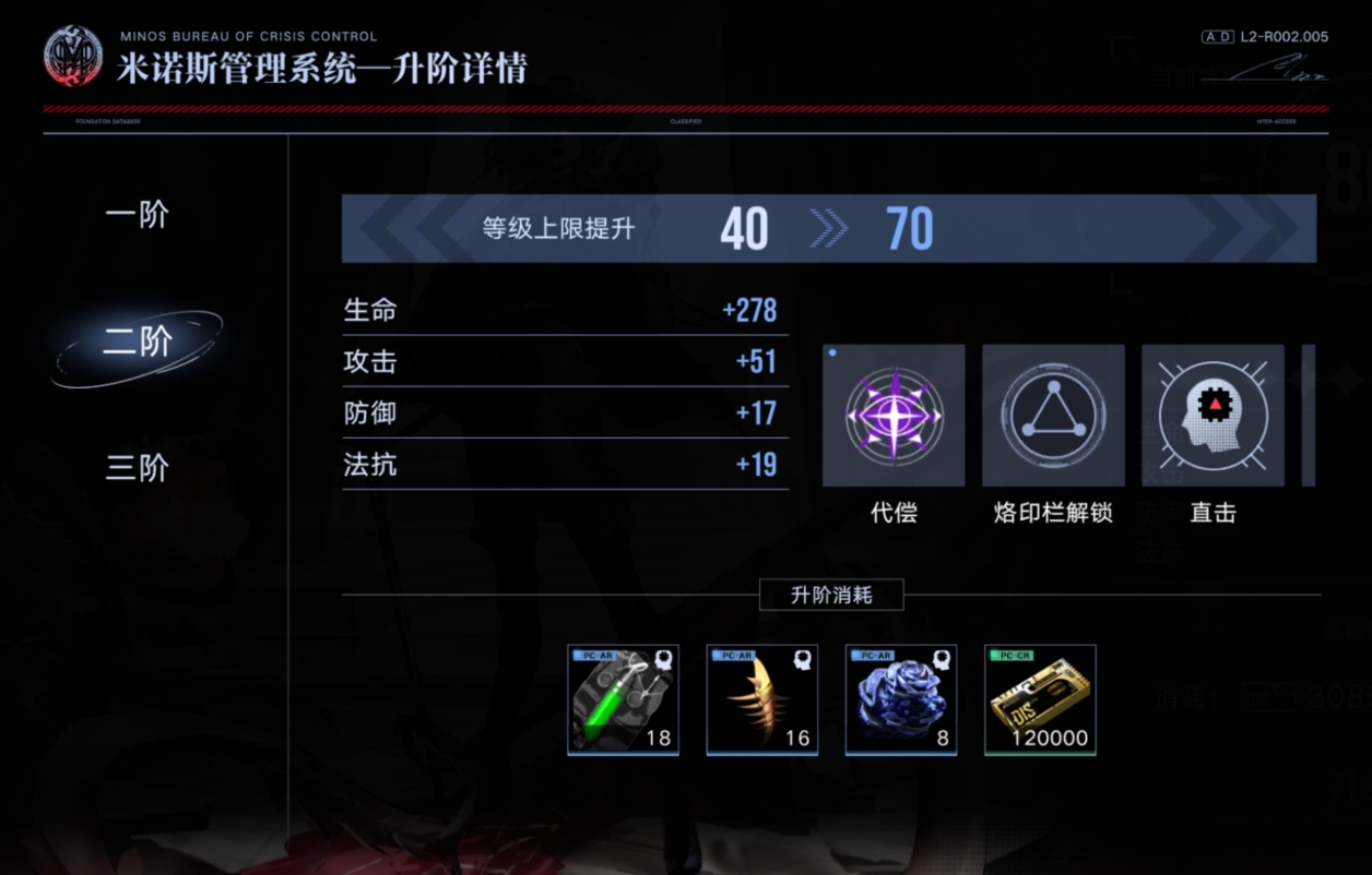 无期迷途兰利升级材料一览