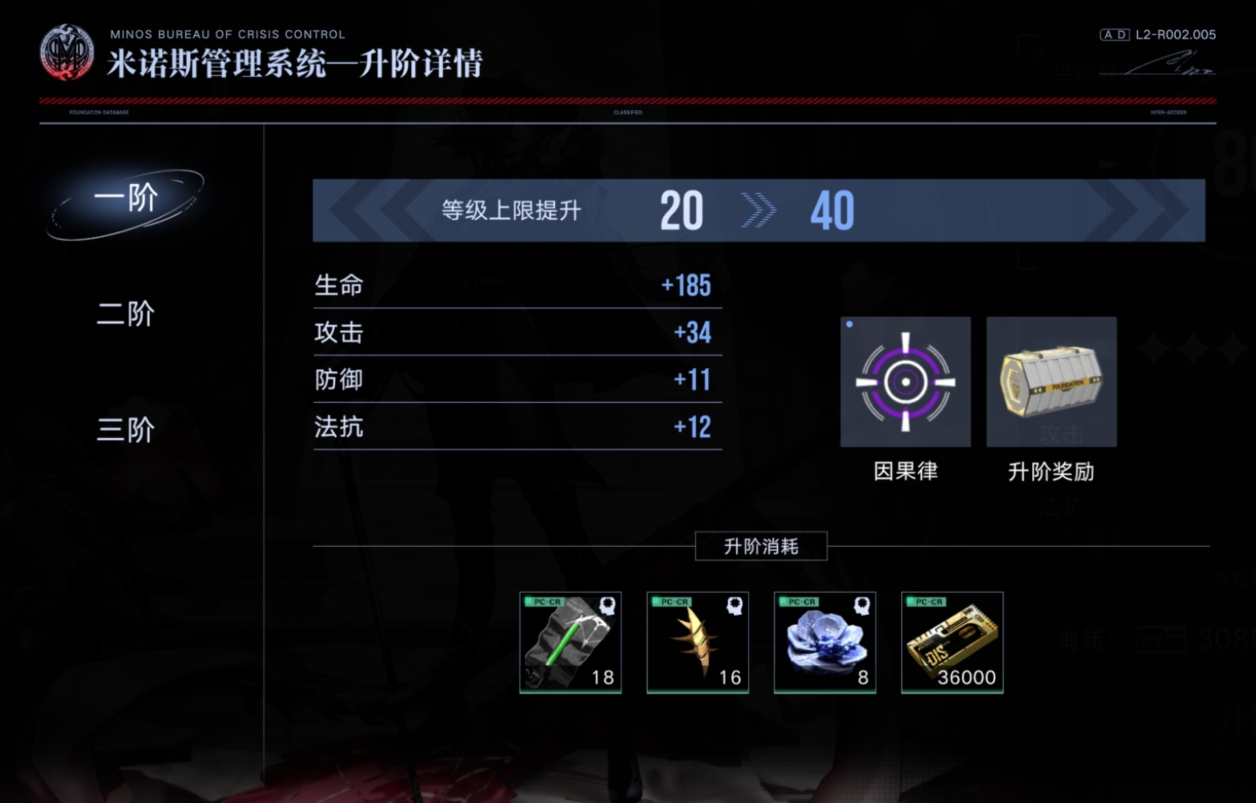 无期迷途兰利升级材料一览