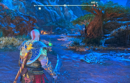 战神5落水洞狂战士墓碑怎么去