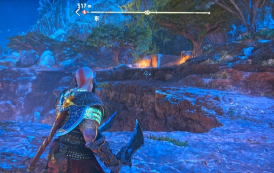 战神5落水洞狂战士墓碑怎么去