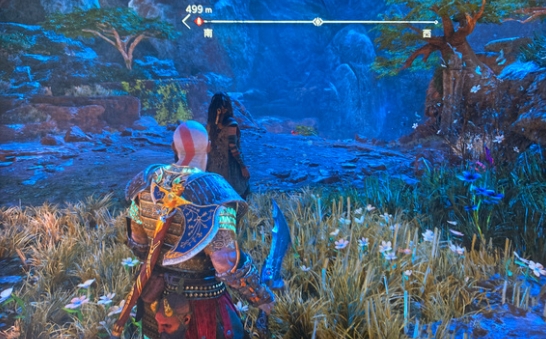 战神5落水洞狂战士墓碑怎么去