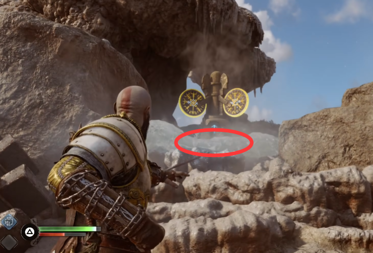 战神5欧凡加湿地三女神宝箱位置