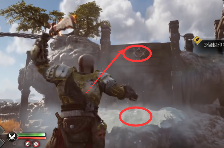 战神5欧凡加湿地三女神宝箱位置