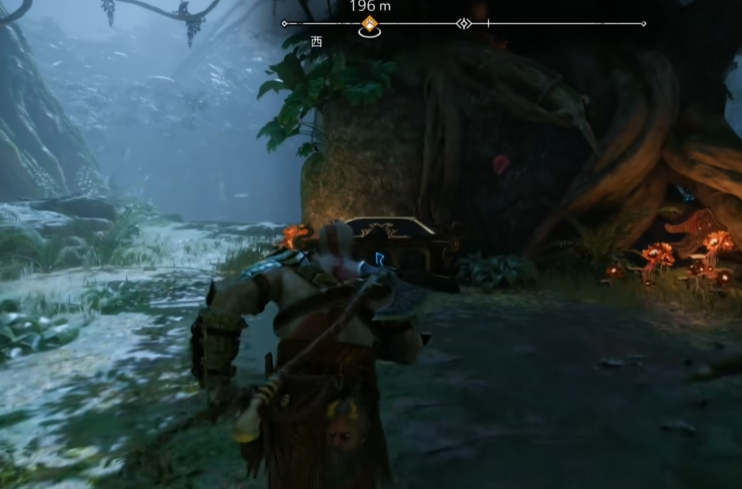 战神5南部荒野三女神宝箱位置