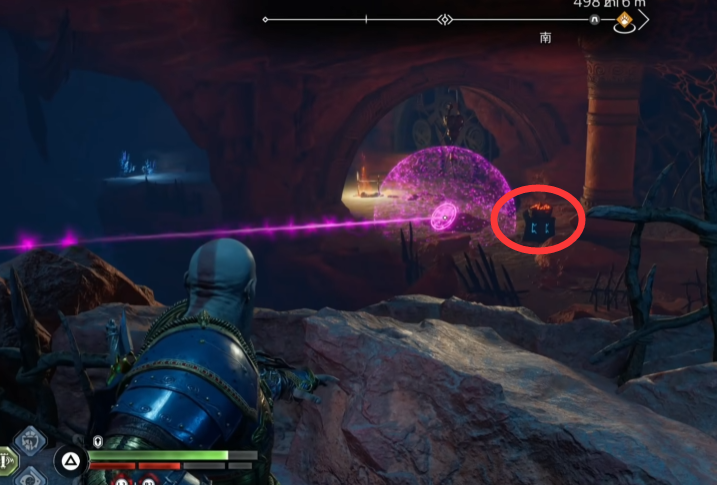 战神5禁忌沙地三女神宝箱位置