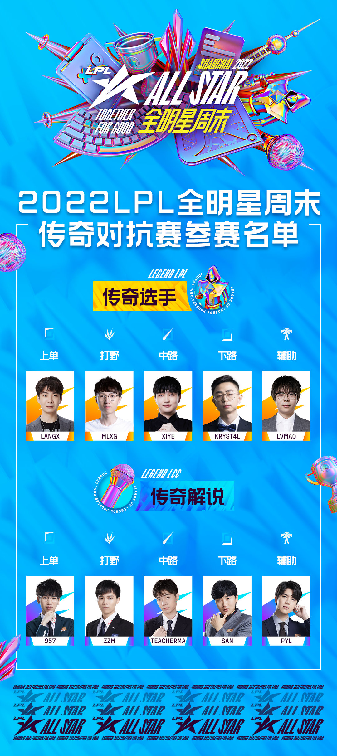 LPL全明星参赛选手有哪些 2022LPL全明星赛