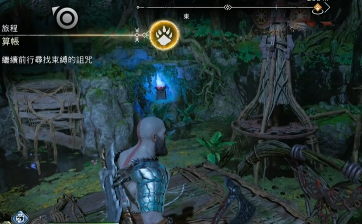 战神5废弃的村落三女神宝箱位置