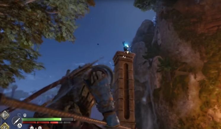 战神5落水洞三女神宝箱位置