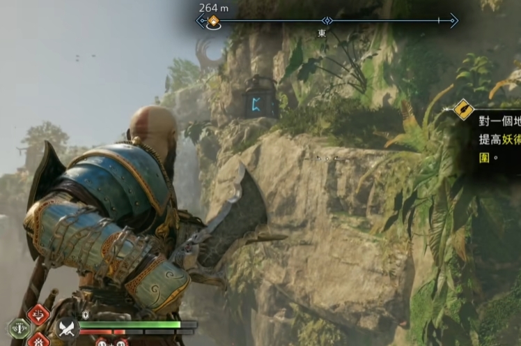 战神5女神瀑布三女神宝箱位置