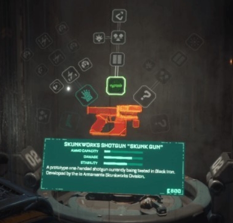 木卫四协议臭鼬枪升级效果