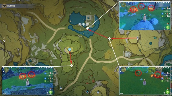 原神烈焰花花蕊位置在哪里可以找到 烈焰花花蕊收集路线