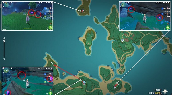 原神电气水晶分布位置图及采集方式和线路分享