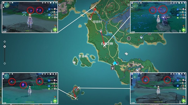 原神电气水晶分布位置图及采集方式和线路分享