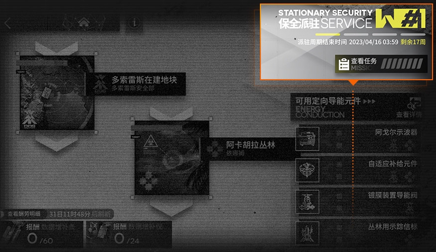 明日方舟保全派驻优化内容