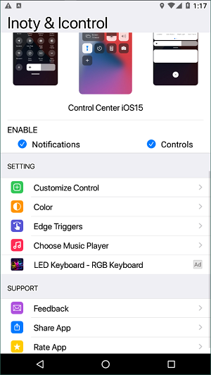 安卓仿苹果控制中心软件叫什么名字