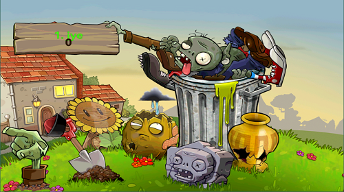 植物大战僵尸有花园的是哪个版本