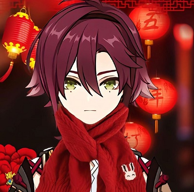 原神新年红围巾头像图片大全2023 高清头像分享