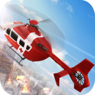 消防直升机救援模拟