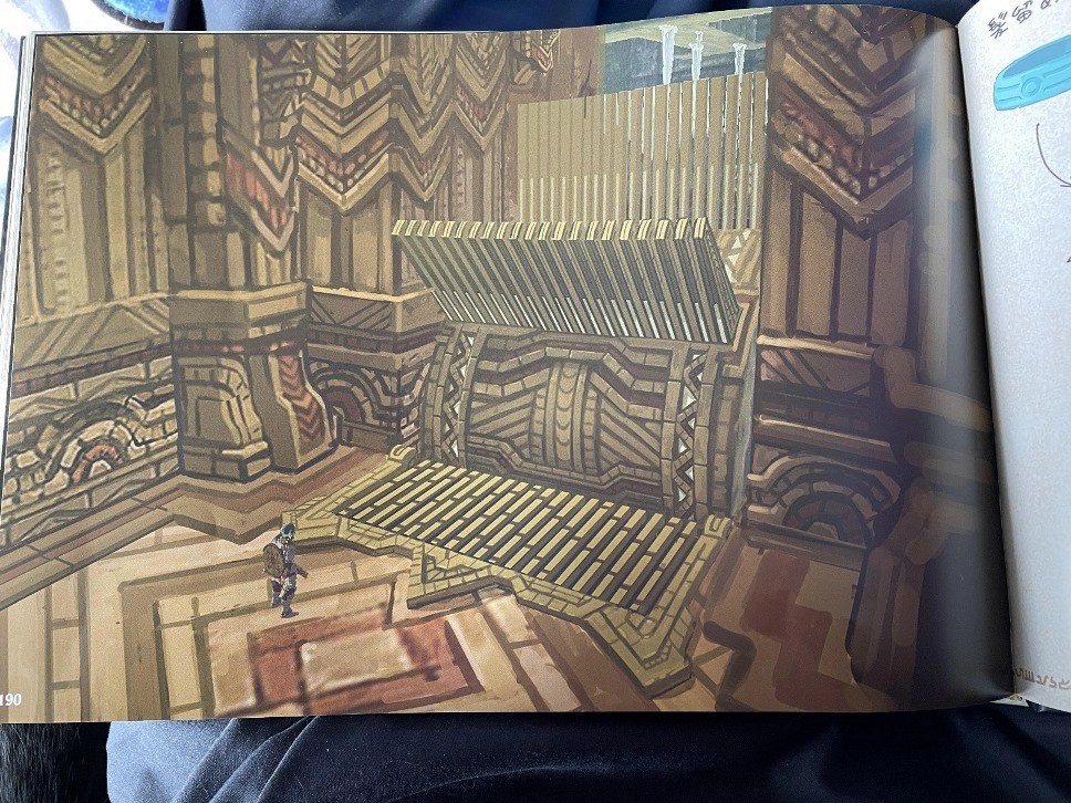 剧透警告 塞尔达传说王国之泪收藏版画集偷跑