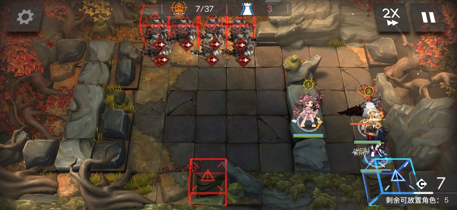 明日方舟山地的震颤突袭打法