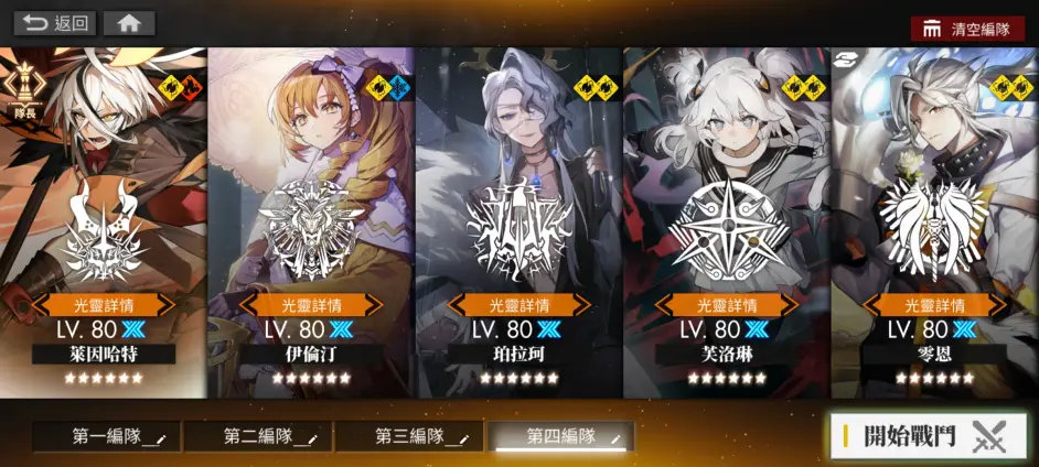 白夜极光零恩组队建议