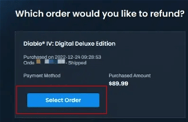 暗黑破坏神4怎么退款