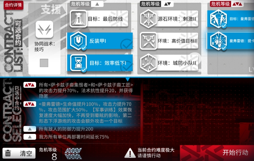 明日方舟3.30伦蒂尼姆边缘区块8打法