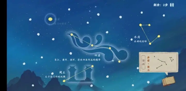 桃源深处有人家观星连线图一览 朱雀