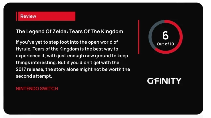 王国之泪MC站媒体均分解禁 均分97分