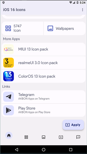 安卓仿ios16桌面图标壁纸3