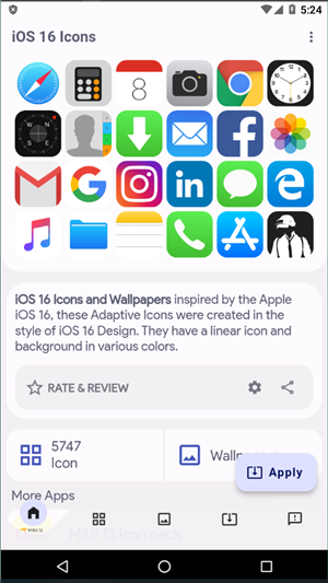 安卓仿ios16桌面图标壁纸4