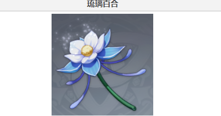 原神琉璃百合采集点分布图及购买途径分享