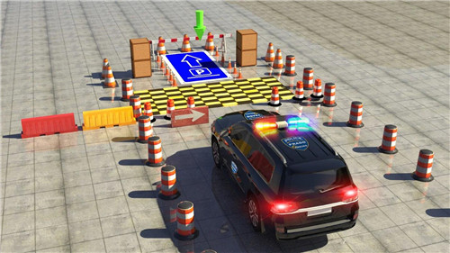 多人警车停车场4