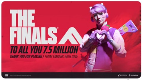 真爆火THE FINALS公测期间玩家人数多达750万