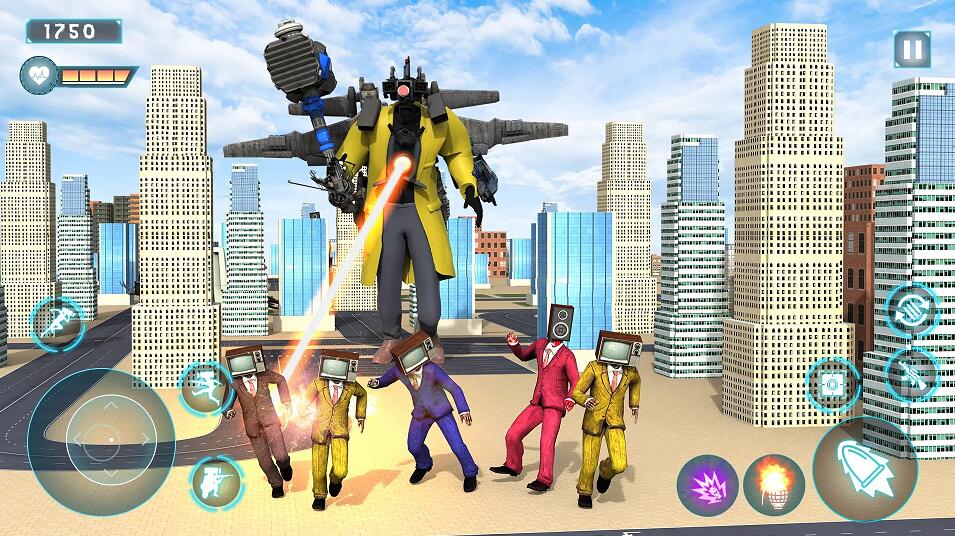 马桶人城市英雄3d3