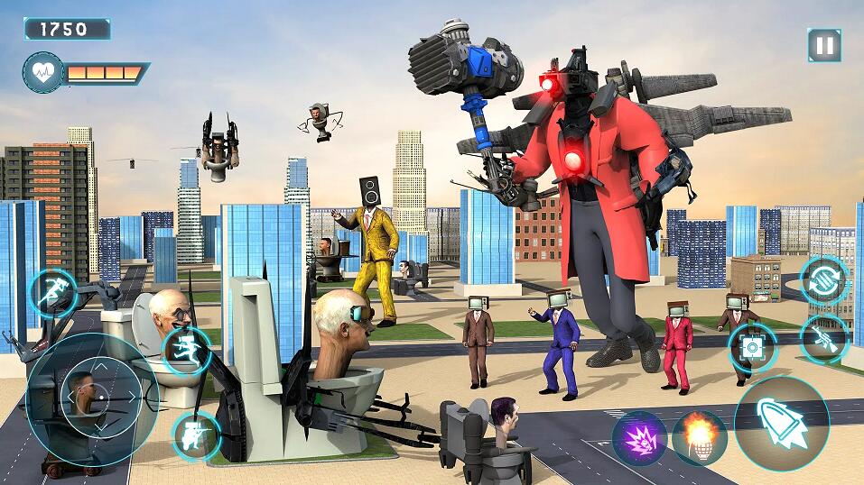 马桶人城市英雄3d2