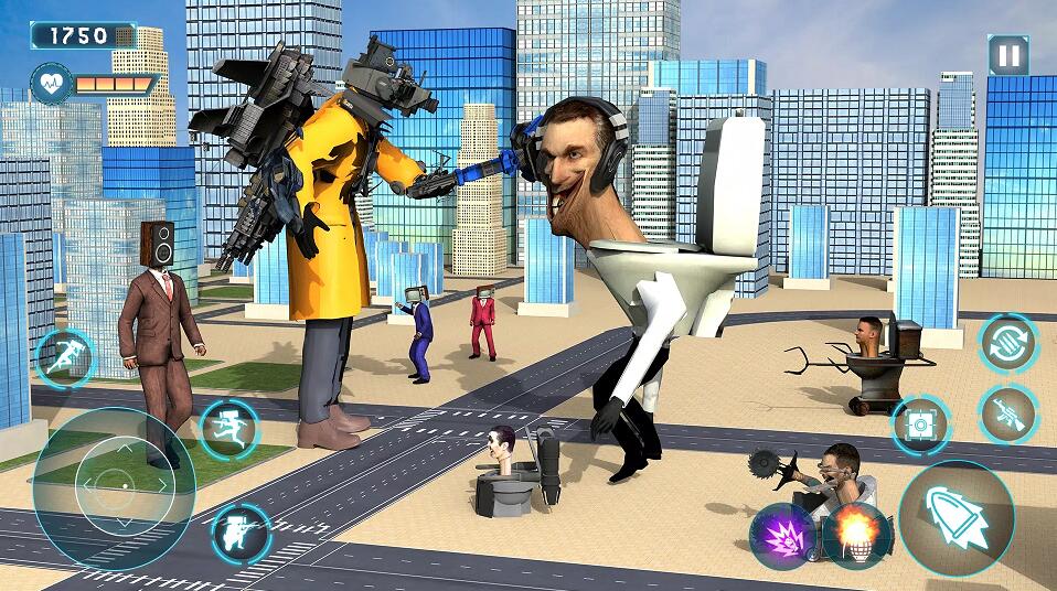 马桶人城市英雄3d4