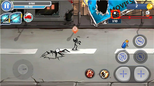 火柴人战士僵尸杀手1