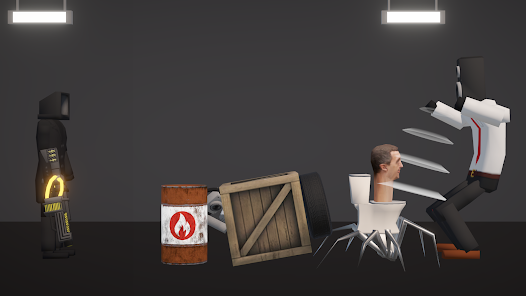 3d布娃娃沙盒游乐场马桶模组3