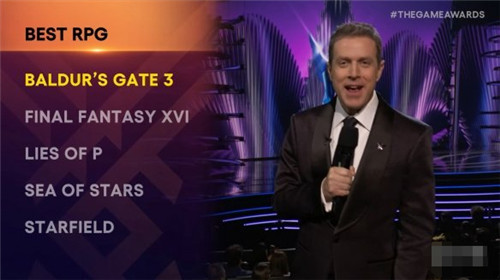 TGA23 最佳RPG 最佳模拟策略 最佳竞速游戏等公开