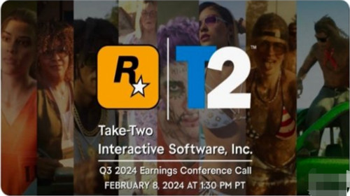 GTA6发行商将于2.8召开财报会议 或将公布新消息