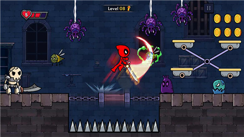 红色火柴人冒险1