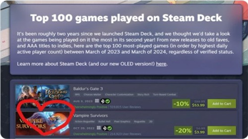 博德之门3将与吸血鬼幸存者联动