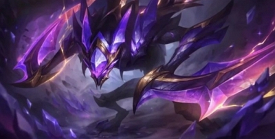 英雄联盟水晶掠夺者卡兹克皮肤什么样