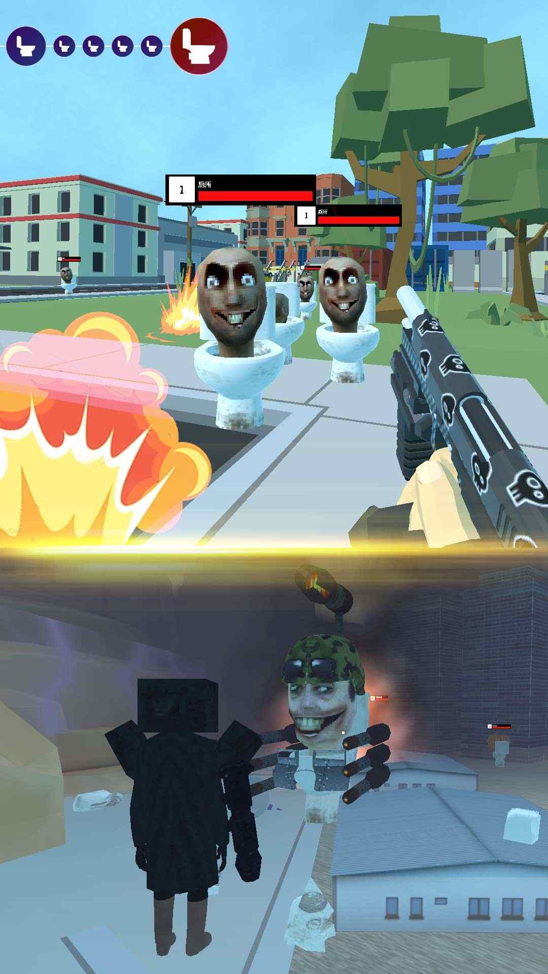 马桶人沙盒猎杀1