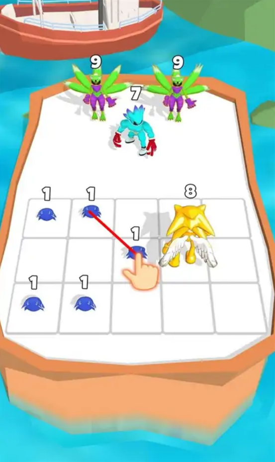 合并超级怪物战斗1