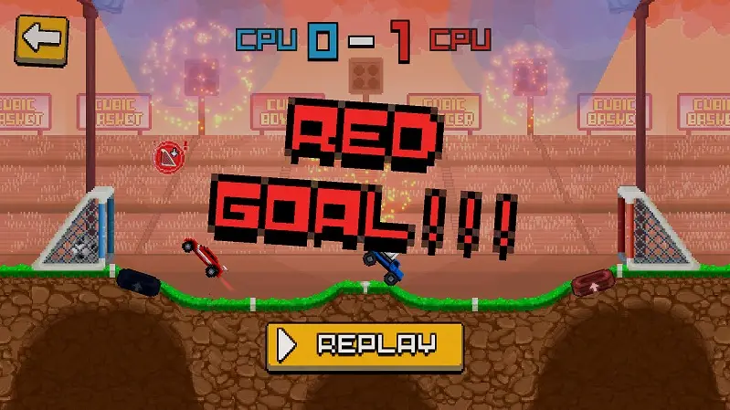 双人像素汽车足球2