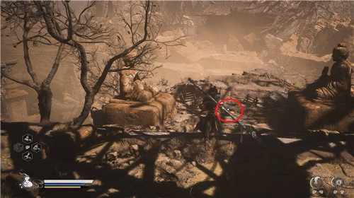 黑神话悟空黄风岭碎石台谷壑前打坐蒲团位置在哪里